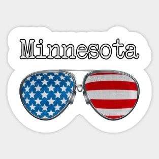 AMERICA PILOT GLASSES MINNESOTA Sticker